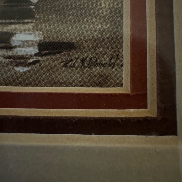 R.J. McDonald Gabby's Farm Canadian Honker Art Print 9 X 7.5 In. Double Matted - Picture 4 of 8